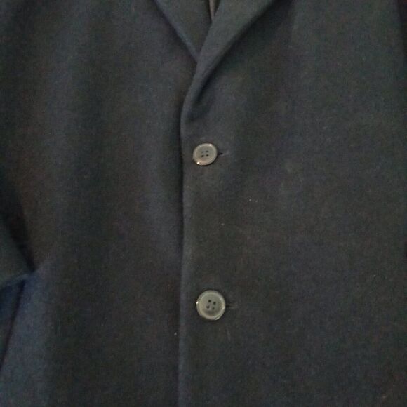 7 COLLECTION 46L NAVY 100% WOOL FULLY LINED 2-BUTTON SINGLE BREASTED JACKET SUIT - Picture 5 of 11